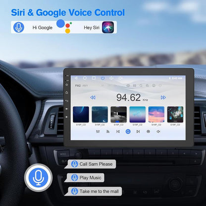 Haudio 10.1” Rotatable Android Car Stereo | Wireless CarPlay